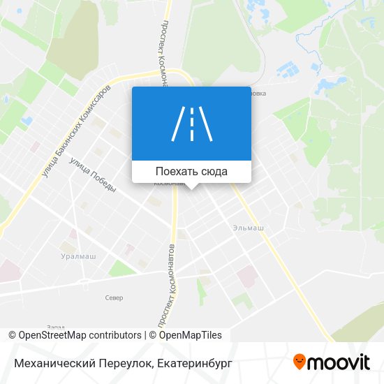 Карта Механический Переулок