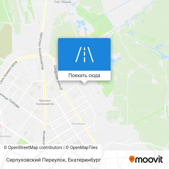 Карта Серпуховский Переулок