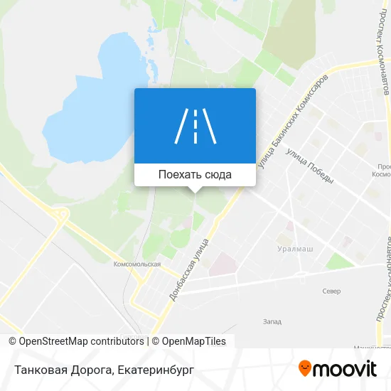 Карта Танковая Дорога