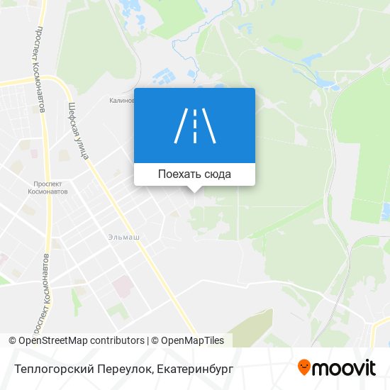 Карта Теплогорский Переулок