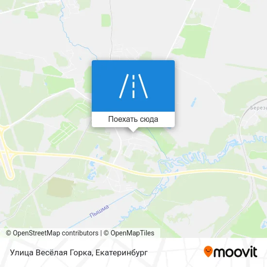 Карта Улица Весёлая Горка
