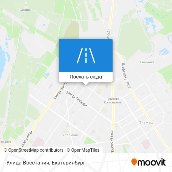 Карта Улица Восстания