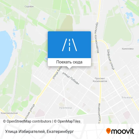 Карта Улица Избирателей