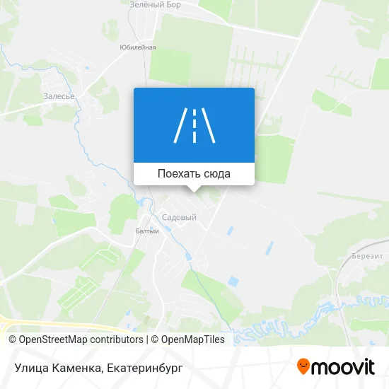 Карта Улица Каменка