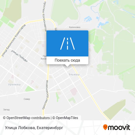 Карта Улица Лобкова