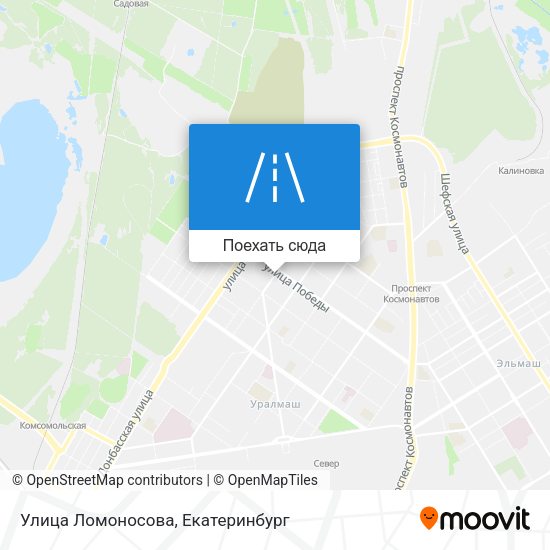 Карта Улица Ломоносова