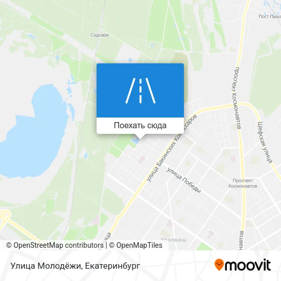 Карта Улица Молодёжи