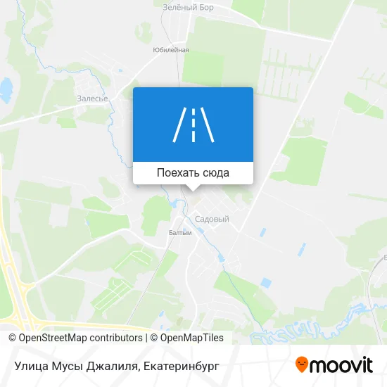 Карта Улица Мусы Джалиля