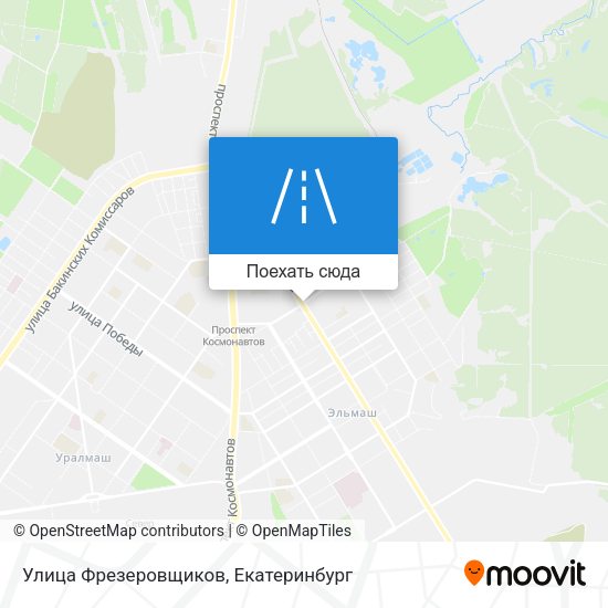Карта Улица Фрезеровщиков