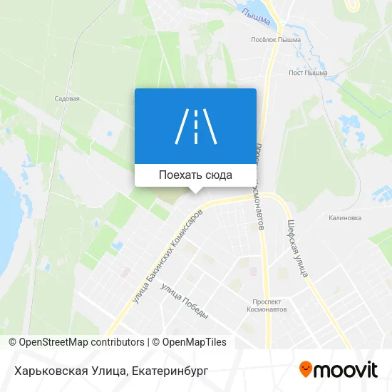 Карта Харьковская Улица