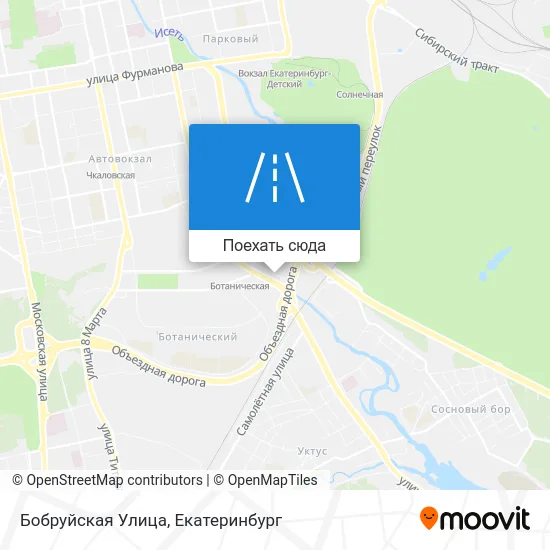 Карта Бобруйская Улица