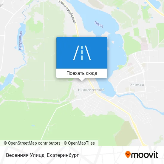Карта Весенняя Улица
