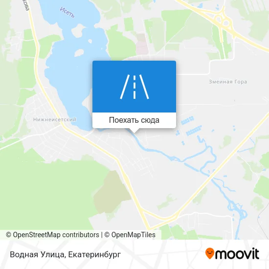 Карта Водная Улица