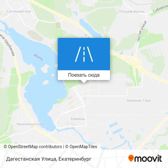 Карта Дагестанская Улица