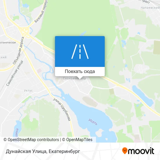 Карта Дунайская Улица