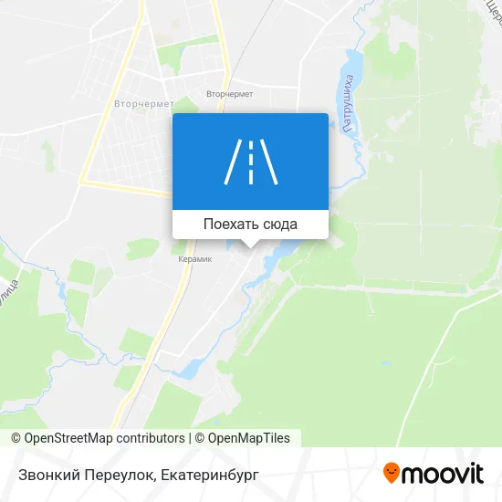 Карта Звонкий Переулок