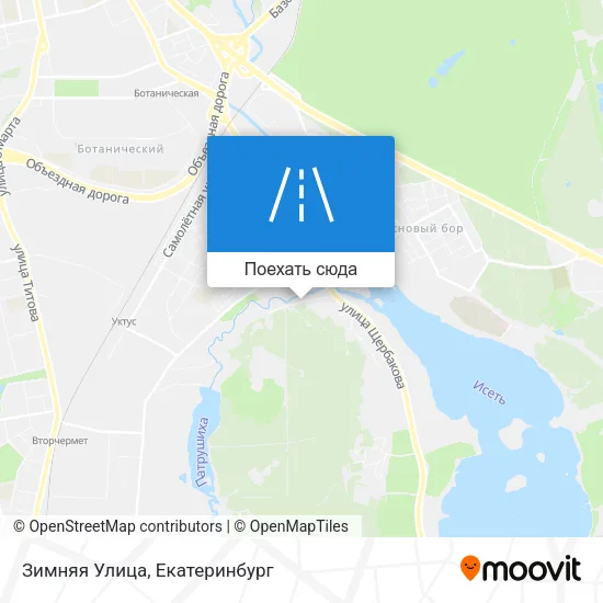 Карта Зимняя Улица