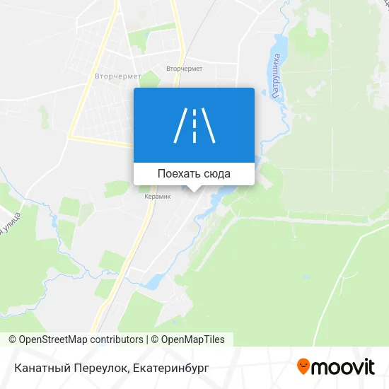Карта Канатный Переулок