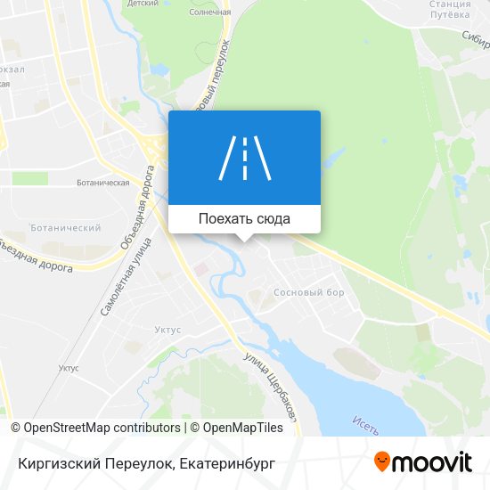 Карта Киргизский Переулок