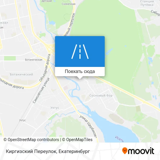 Карта Киргизский Переулок