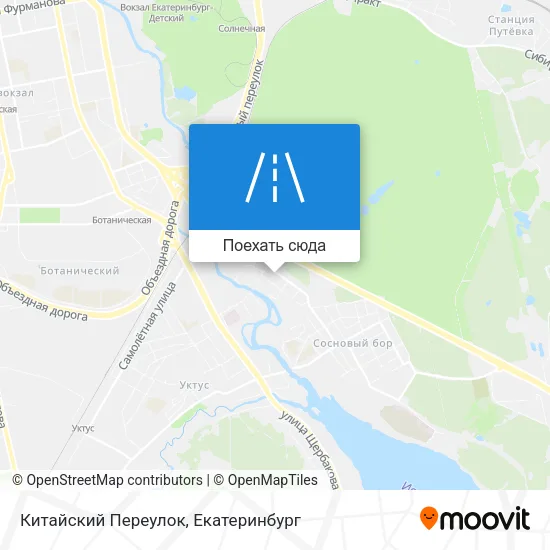 Карта Китайский Переулок