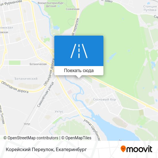 Карта Корейский Переулок