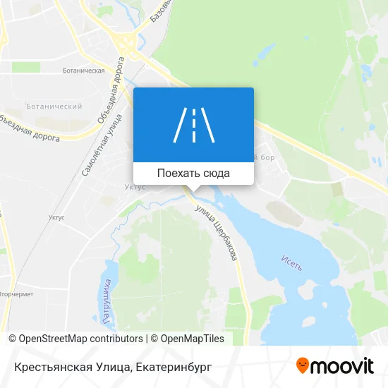 Карта Крестьянская Улица