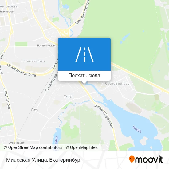Карта Миасская Улица