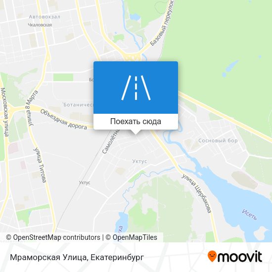 Карта Мраморская Улица