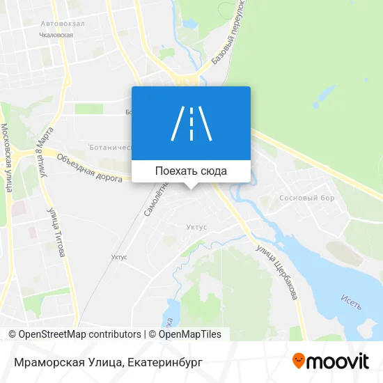 Карта Мраморская Улица