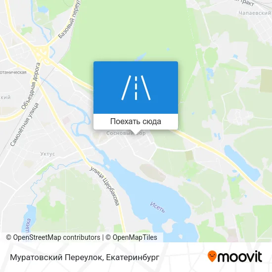 Карта Муратовский Переулок