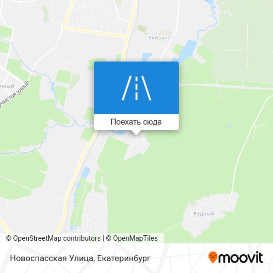 Карта Новоспасская Улица