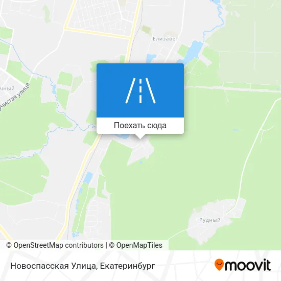 Карта Новоспасская Улица