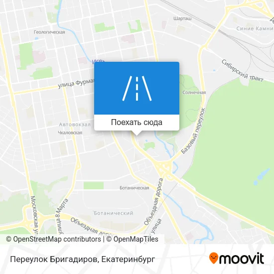Карта Переулок Бригадиров