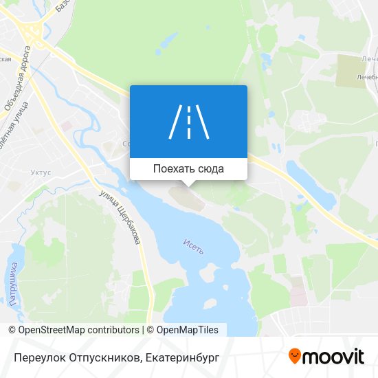 Карта Переулок Отпускников