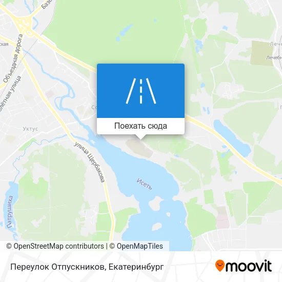 Карта Переулок Отпускников