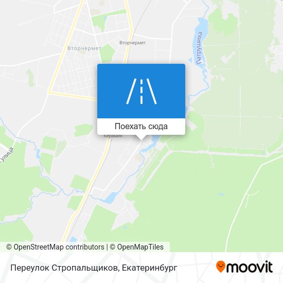Карта Переулок Стропальщиков