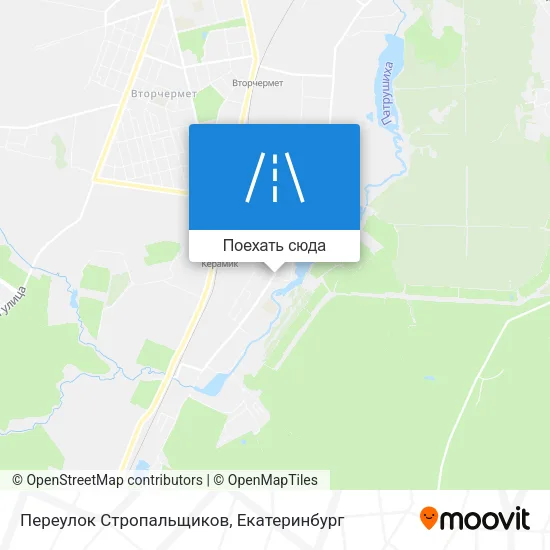 Карта Переулок Стропальщиков