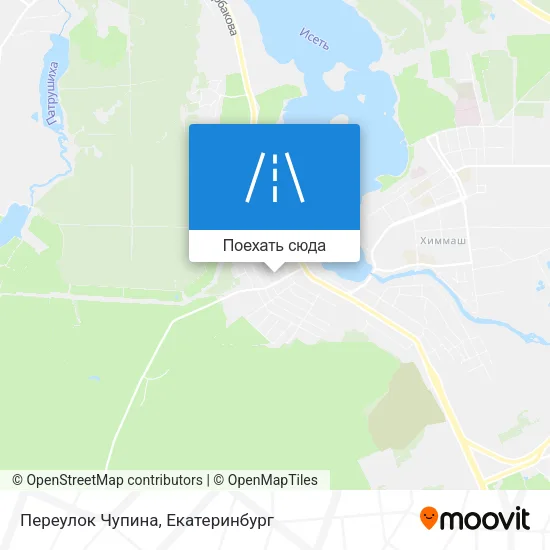 Карта Переулок Чупина
