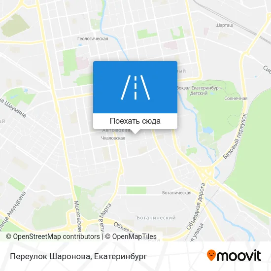 Карта Переулок Шаронова