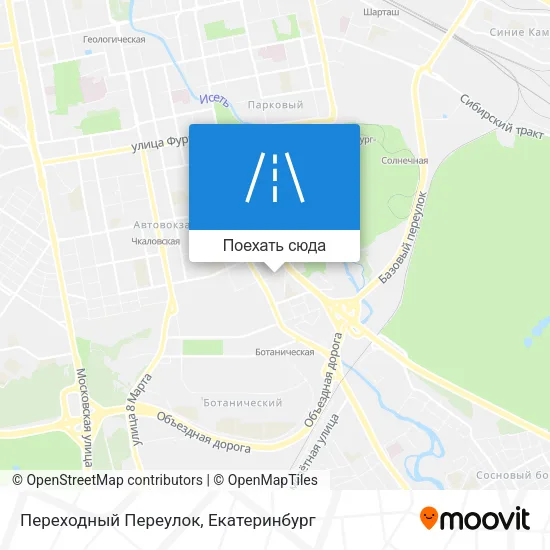 Карта Переходный Переулок