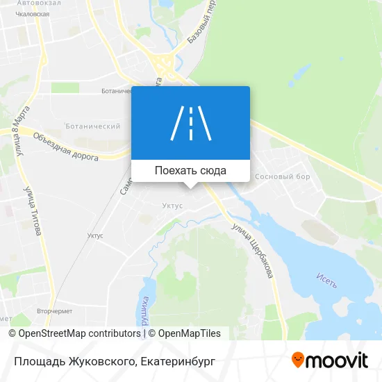 Карта Площадь Жуковского