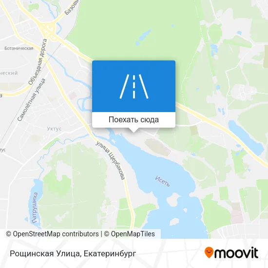 Карта Рощинская Улица