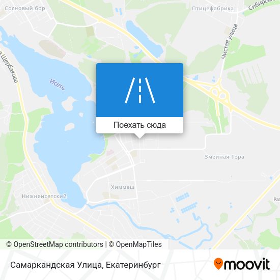 Карта Самаркандская Улица