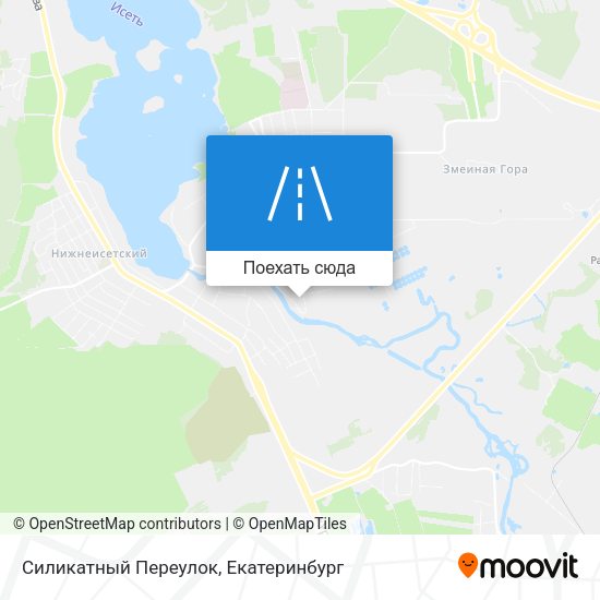 Карта Силикатный Переулок