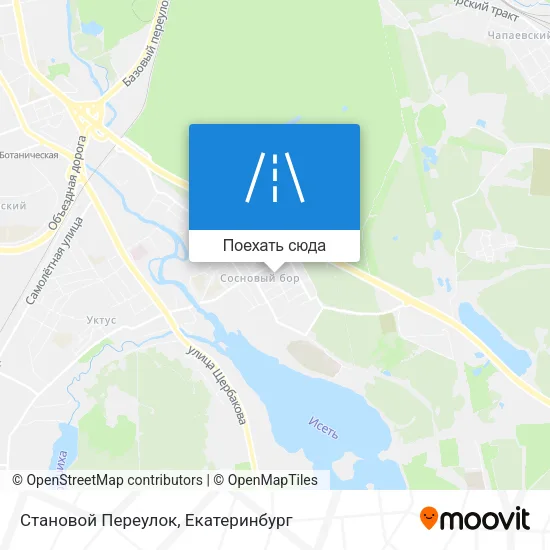 Карта Становой Переулок