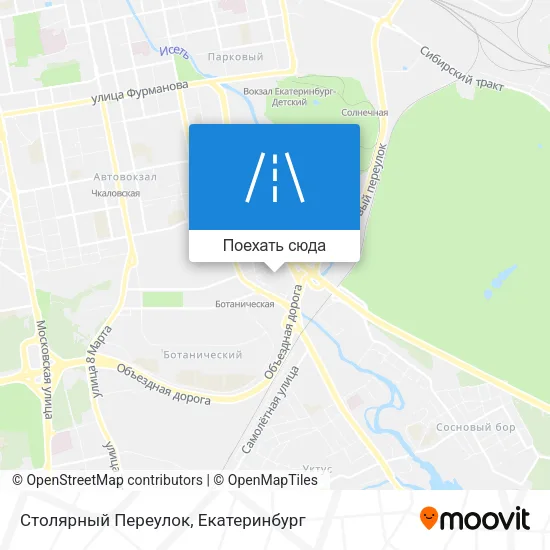 Карта Столярный Переулок