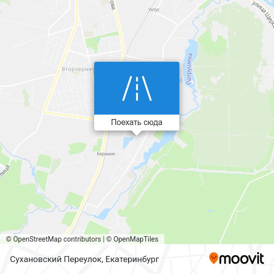 Карта Сухановский Переулок
