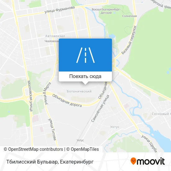 Карта Тбилисский Бульвар