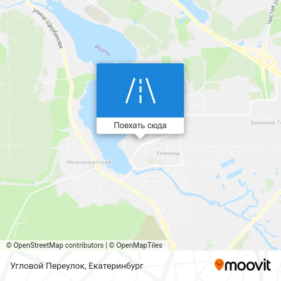 Карта Угловой Переулок